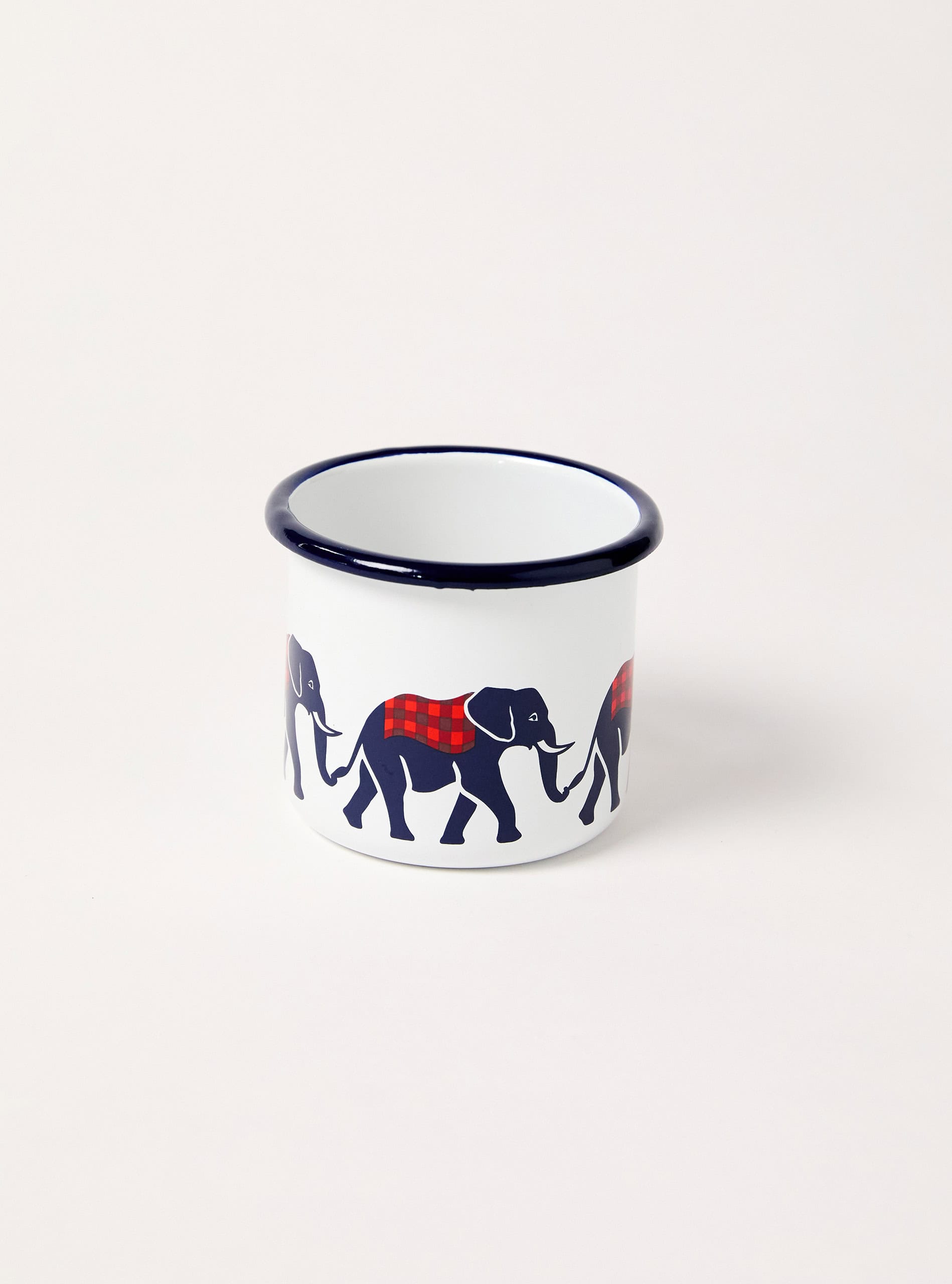 Elephant Family Enamel Mug